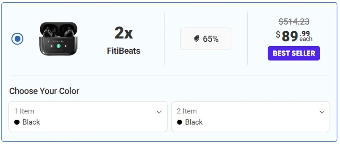 Fitibeats offer price 